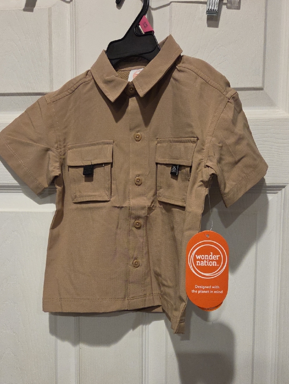 WONDER NATION BUTTON UP SHIRT